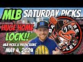 HUGE MLB LOCK!! MLB Picks Today 5/4/2024 | Free MLB Picks, Predictions & Sports Betting Advice