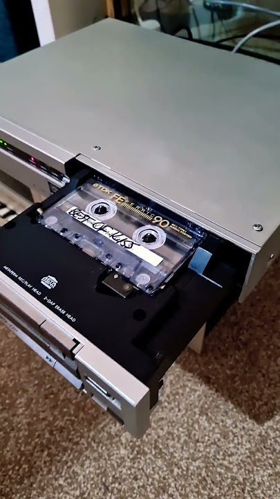 Unusual Drawer Loading Cassette Deck - JVC D-M3