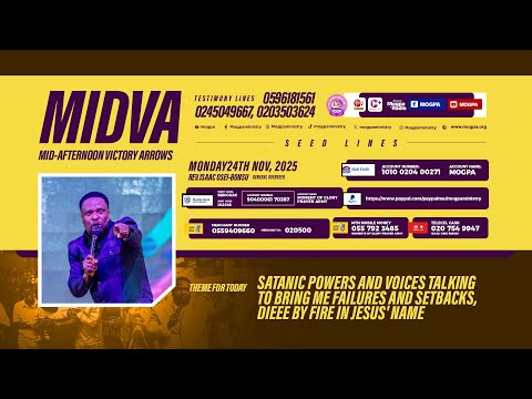 CRUSHING THE VOICES OF FAILURE AND SETBACKS MIDVA WITH REV OB 24 11 2025