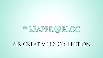 ProTools plugins in REAPER! AIR Creative FX Collection review