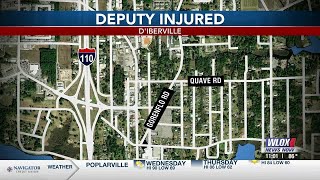 Suspects shoot through Harrison County Sheriff’s Dept. vehicle, injuring narcotics investigator,...