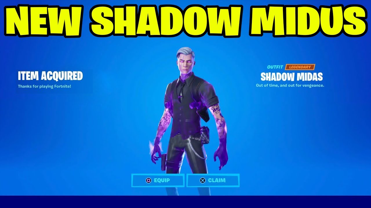 How to Get the Shadow Midas Skin In Fortnite Zombie Midas Skin