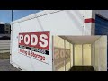 Pods review  packing 4 bedroom house in a 16foot pods container pods