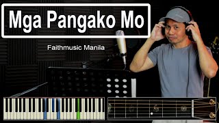 Video thumbnail of "Mga pangako Mo lyrics and chords"