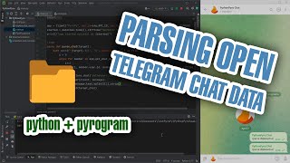 How to create Parser for open Telegram chat. Python + Pyrogram (userbot) screenshot 5