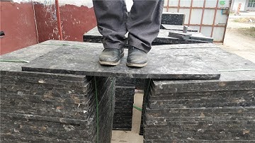 how durable and strong of block machine fiber pallet, 3 tons weight forklift and high place tell you