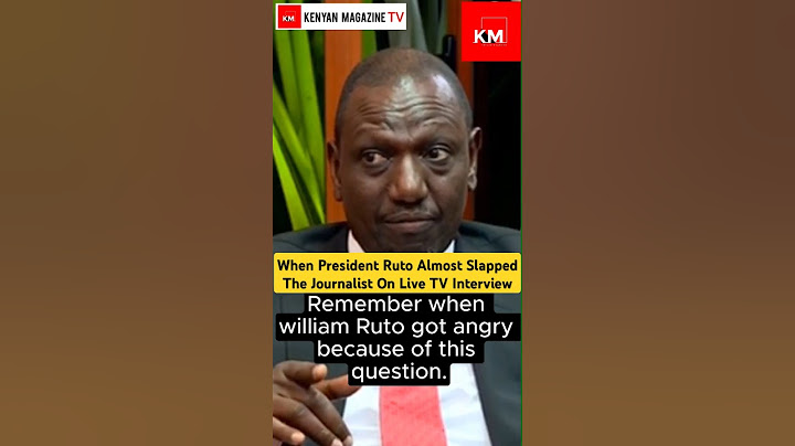 When President Ruto almost lost it during a live interview for being asked about his Net Worth
