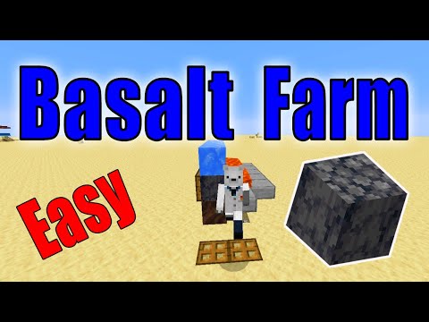 Minecraft Basalt Farm | Easy Compact Basalt Generator 1.16
