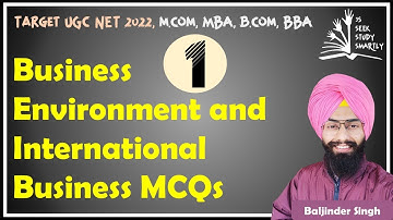 MCQ Practice on Business Environment and International Business  // Class 1 // UGC NET JRF 2022