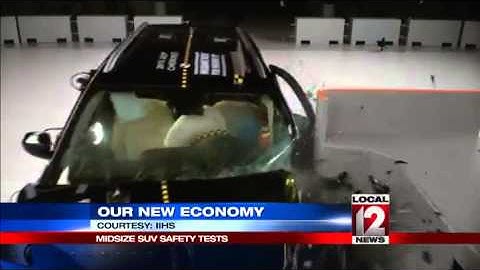 Only 3 of 7 midsize SUVs perform well in crash tests