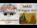 10 August  2025 || LIVE Sunday 8:30AM Mass || Stella Maris Chapel || Miramar - Goa