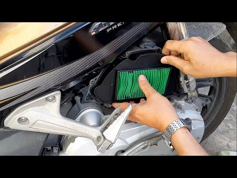Video Hướng Dẫn Thay Lọc gió Xe Tay Ga Xe AIR BLADE - youtube