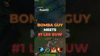 SLOPPYWALRUS MEETS #1 LEE SIN EUW #challenger #leagueoflegends #leesin #leesingameplay #fypage #fypシ