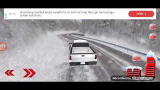 Winter Snow Pickup Truck Drive Level 1 screenshot 3