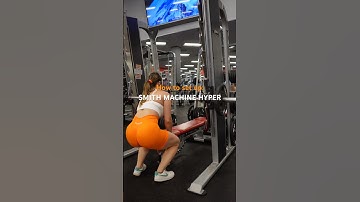 Smith machine reverse hyper set up #glutetraining #glutegains #glutegrowth #glutesday #smithmachine