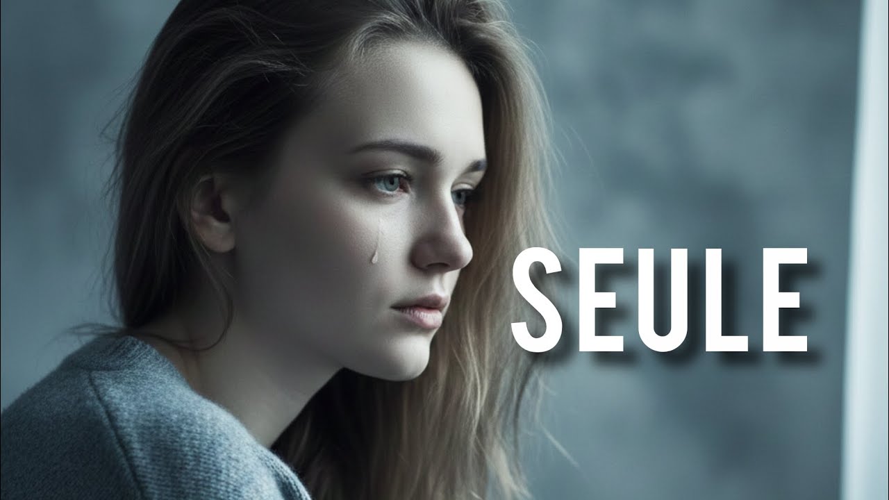 SEULE ,  Chanson Française Triste sur la solitude.