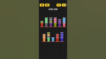 Cup Sort Puzzle Level 1220 = Water Sort Puzzle Level 1220 = Ball Sort Puzzle Level 1220 All the same