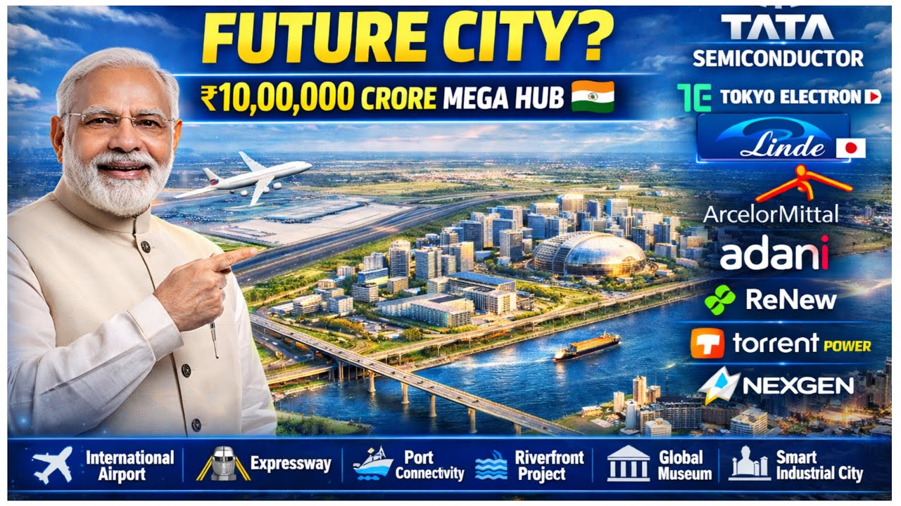 ₹10 Lakh Crore Dholera 😱 | India’s Future City Loading… 🇮🇳 