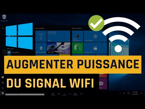 Puissance du signal Wifi faible sous Windows 10