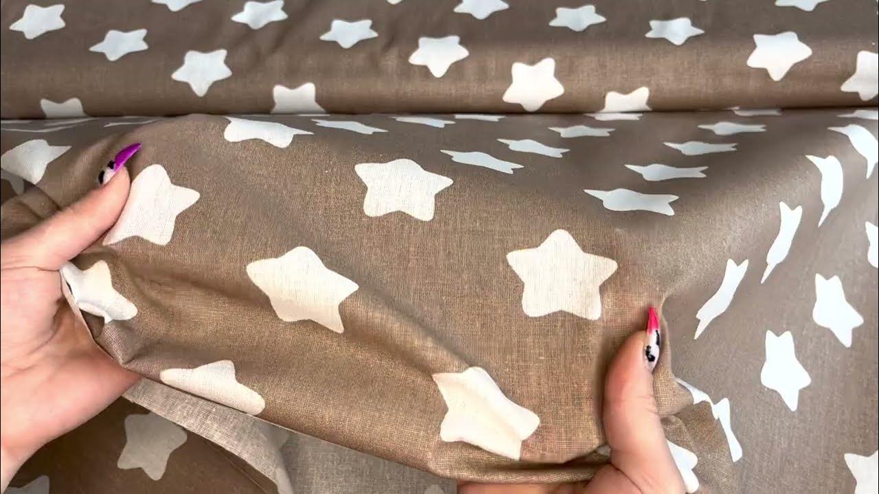 ТКАНЬ «БЕЛЫЕ ПРЯНИКИ НА КОФЕЙНОМ» АРТИКУЛ 572 - YouTube