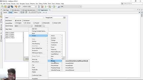 Membuat Form Pendaftaran kursus pada netbeans