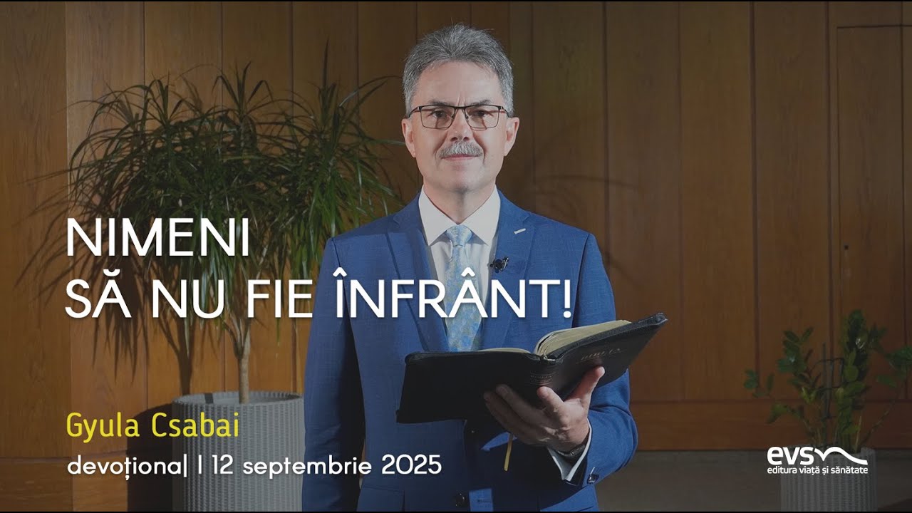NIMENI SĂ NU FIE ÎNFRÂNT!