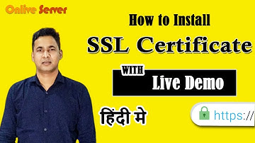 How to Install Free SSL Certificate With Live Demo - Onlive Server