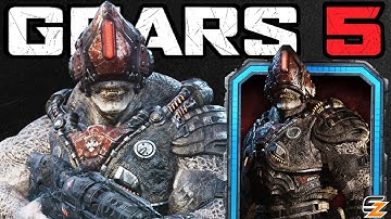 GEARS 5 Characters Gameplay - LOCUST BEAST RIDER Character Skin Multiplayer Gameplay!