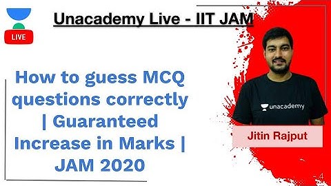How to guess MCQ questions correctly | Guaranteed Increase in Marks | JAM 2020 | Jitin Rajput