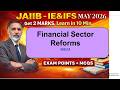Economic Reform- banking JAIIB IF&amp;IFS May 26  Get2 Marks in 10 Min Exam  MCQs #S144