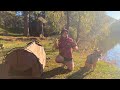 Camping on the river for two nights &amp; eating what we catch! (Crayfishing, fishing, campfire cooking)