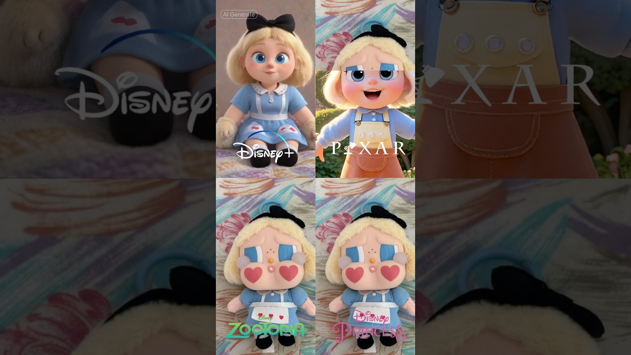 IT’S ALICE CRYBABY POP MART AS DISNEY GIRL 