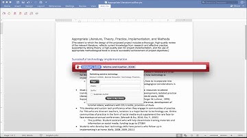 How to Add In-Text Citations and Generate a Bibliography using Zotero in Microsoft Word