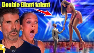 Britain's Got Talent, OMG!! Couple talented excites judges with Giant love wins Golden Buzzer