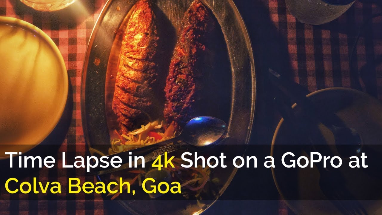 Time Lapse from Colva Beach in  Goa