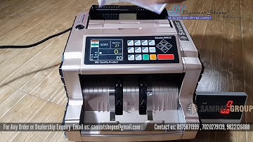 Samrat  Mix Value Currency Counting Machine full demo..