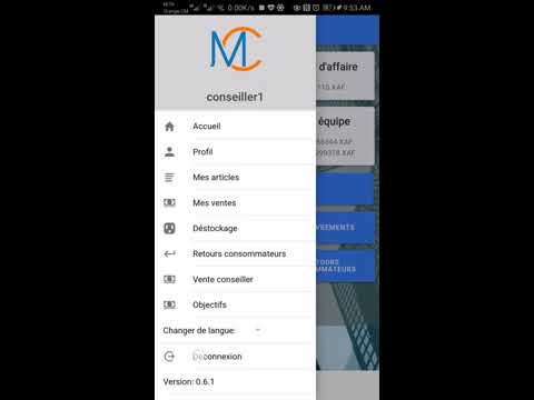 General presentation of the distribution network with Mobility App
