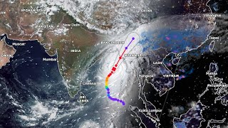ঘূর্ণিঝড় মোখা এখন কোথায় লাইভ অবস্থান | Where is the cyclone Mocha now Live location