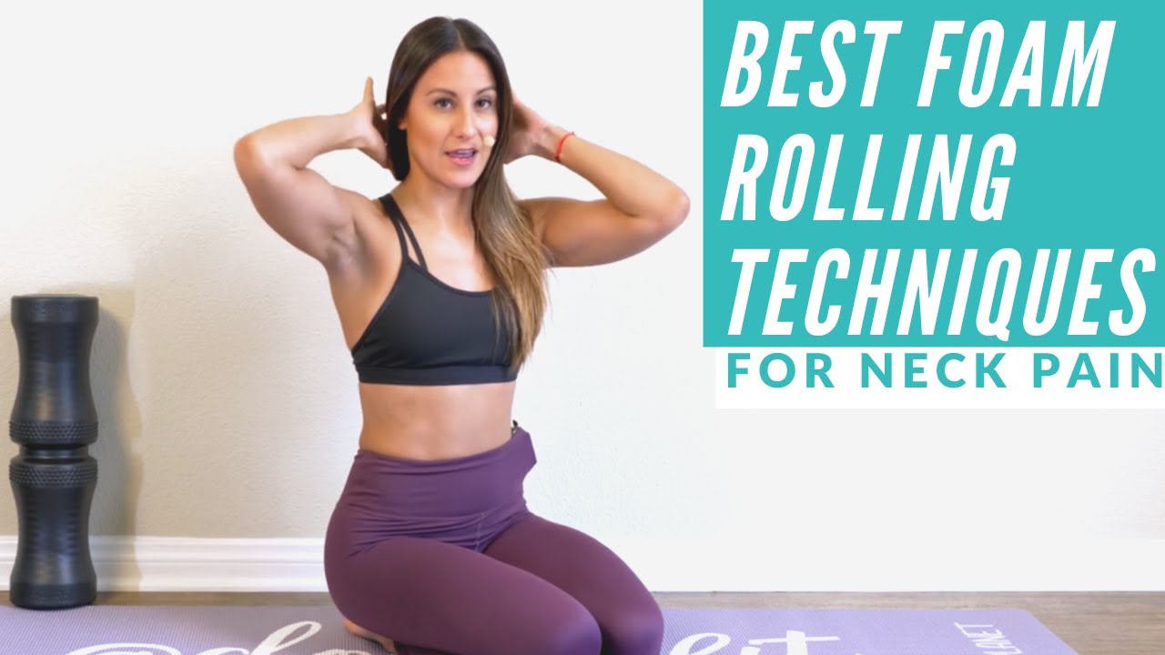 How to Use a Foam Roller for Neck Tension - Steel Supplements