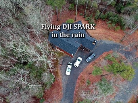 dji spark rain