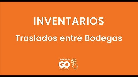 Inventarios traslado de productos entre bodegas en Odoo