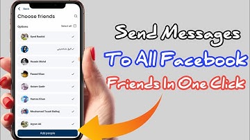 How to send messages to all facebook friends just in one click 2022 || Send all facebook friends