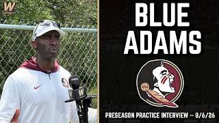 Blue Adams Preseason Practice Interview 8-6-26 | FSU Football | Florida State Football | Warchant TV