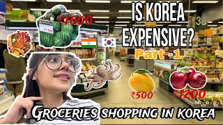 Is Korea expensive? Part-1 | Groceries shopping | Korean market price