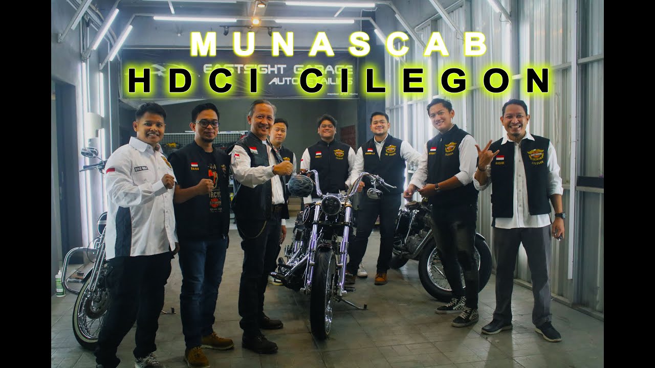 Moge Harley pada kumpul di Munascab HDCI Cilegon