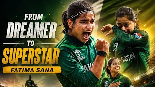 From Dreamer to Superstar | Rise of Fatima Sana | Captain’s Story | Women Cricket | BolWasim