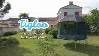 Trampoline Tente Cabane Tigloo - Universelle