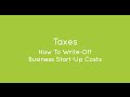 How To Calculate Startup Costs - YouTube