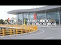 [4K] Walking Bogotá, Colombia. Aeropuerto Internacional El Dorado.