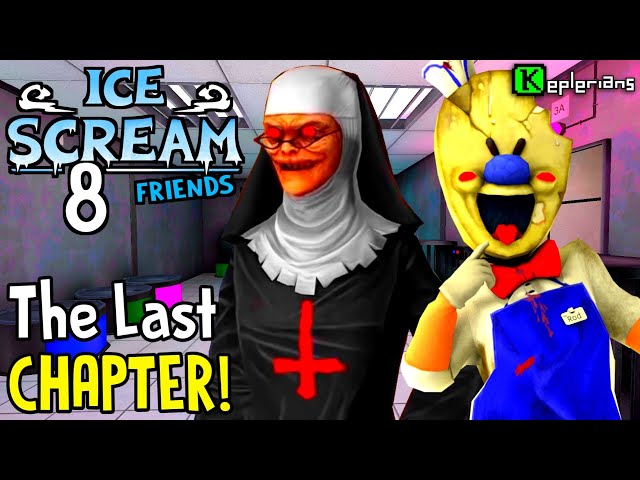 ICE SCREAM 8 EVIL NUN - Full Gameplay 😃 New chapter Fangame 